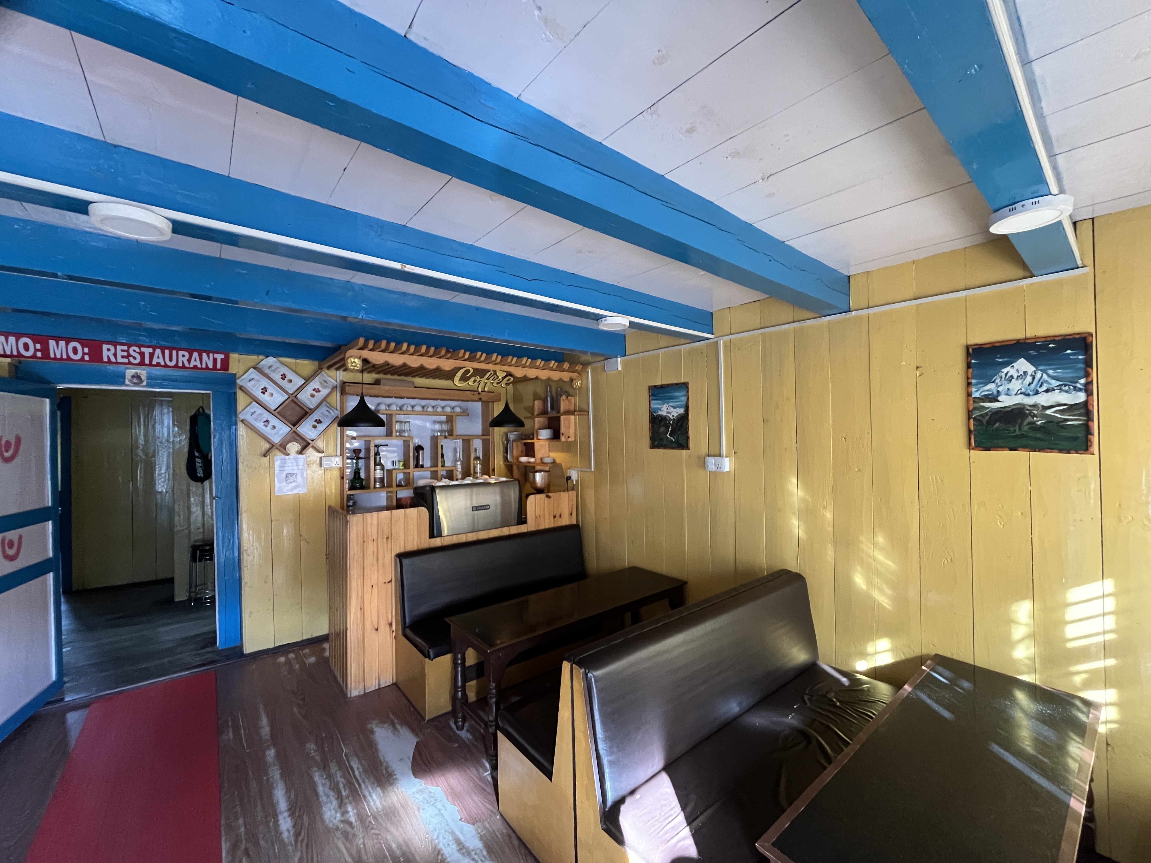 Cozy cafe interior