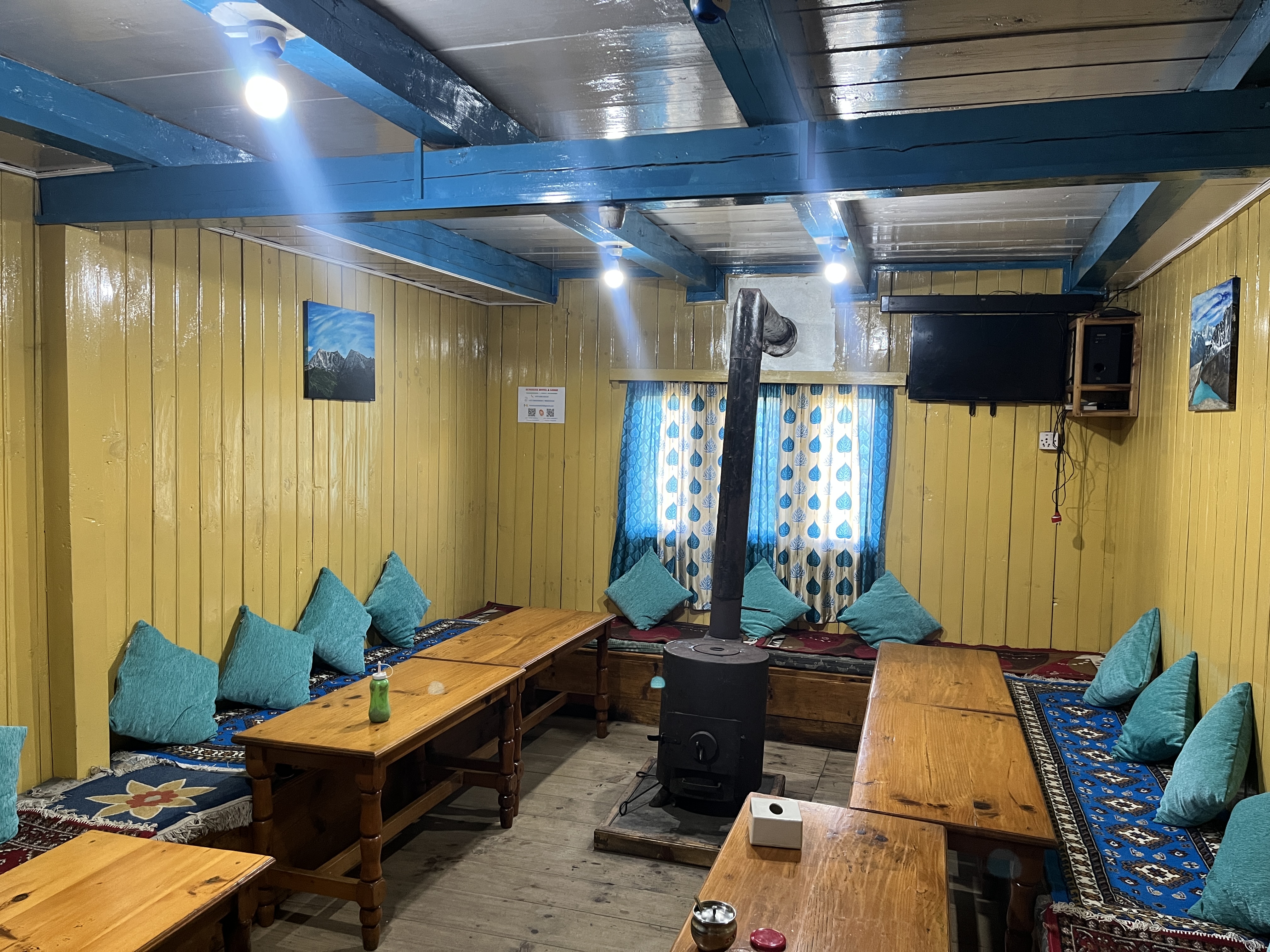 Dining area of the hotel