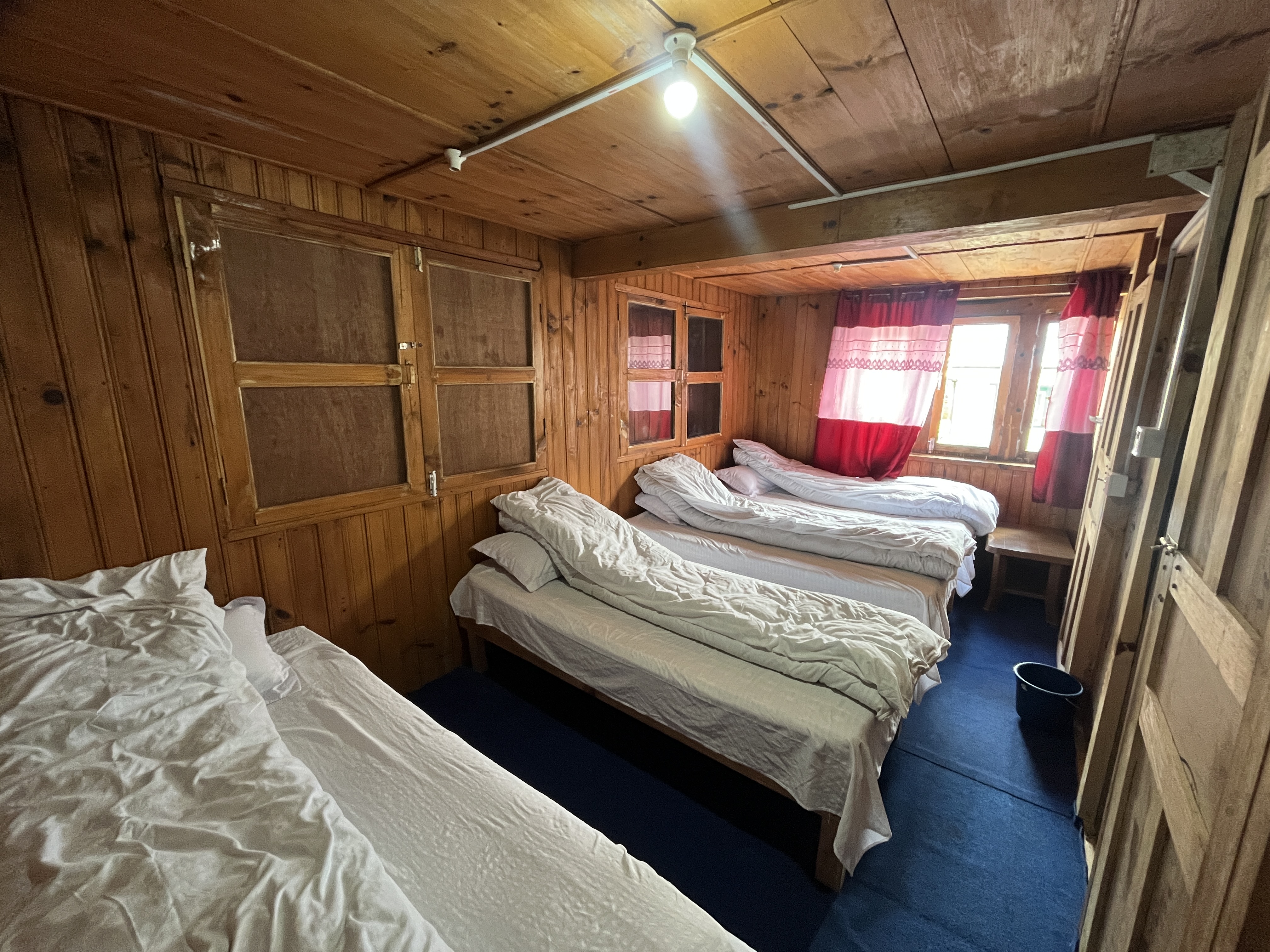Family room with four beds